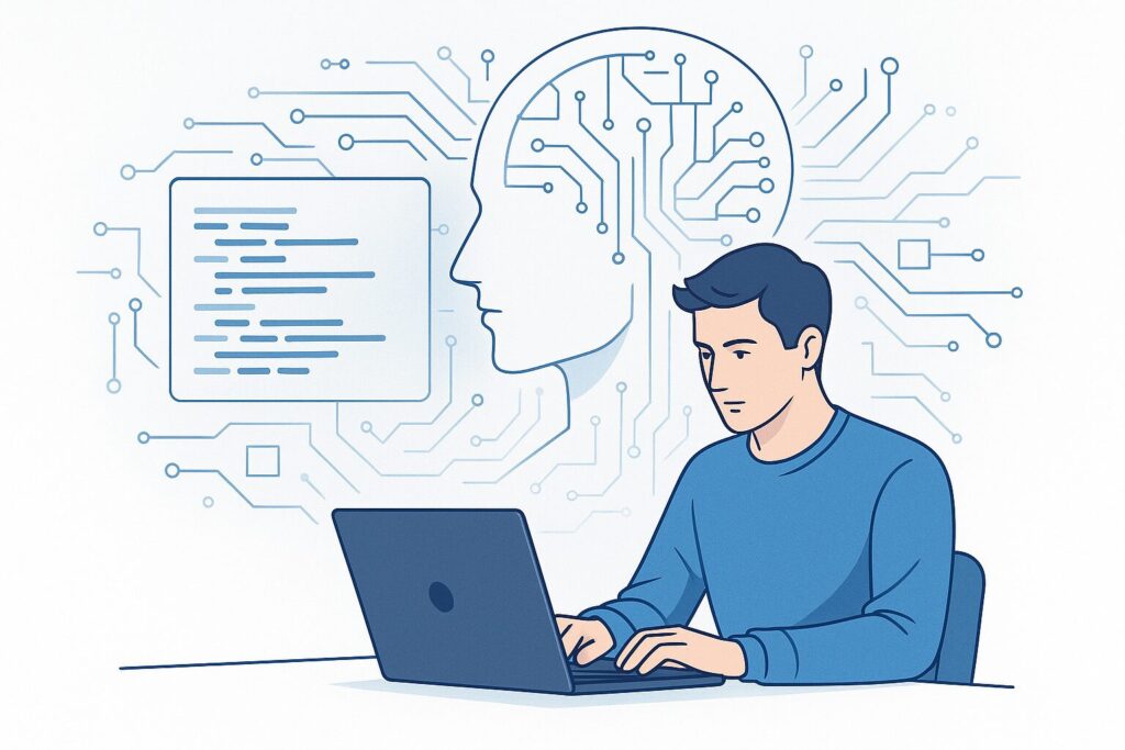 AI時代に生き残るエンジニアの象徴イメージ